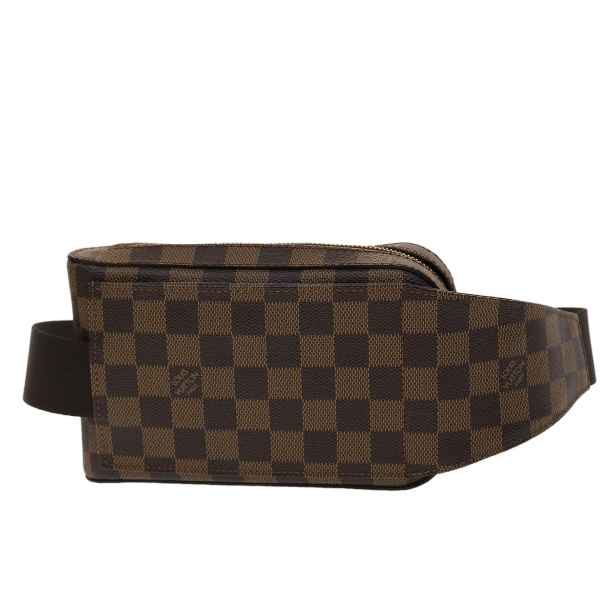 LOUIS VUITTON Damier Ebene Geronimos Shoulder Bag LV Auth 46568A