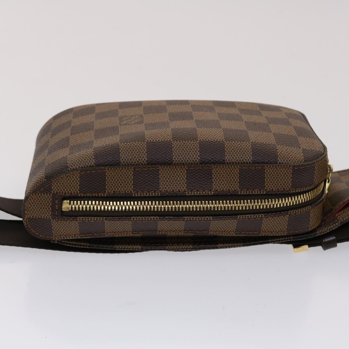 LOUIS VUITTON Damier Ebene Geronimos Shoulder Bag LV Auth 46568A