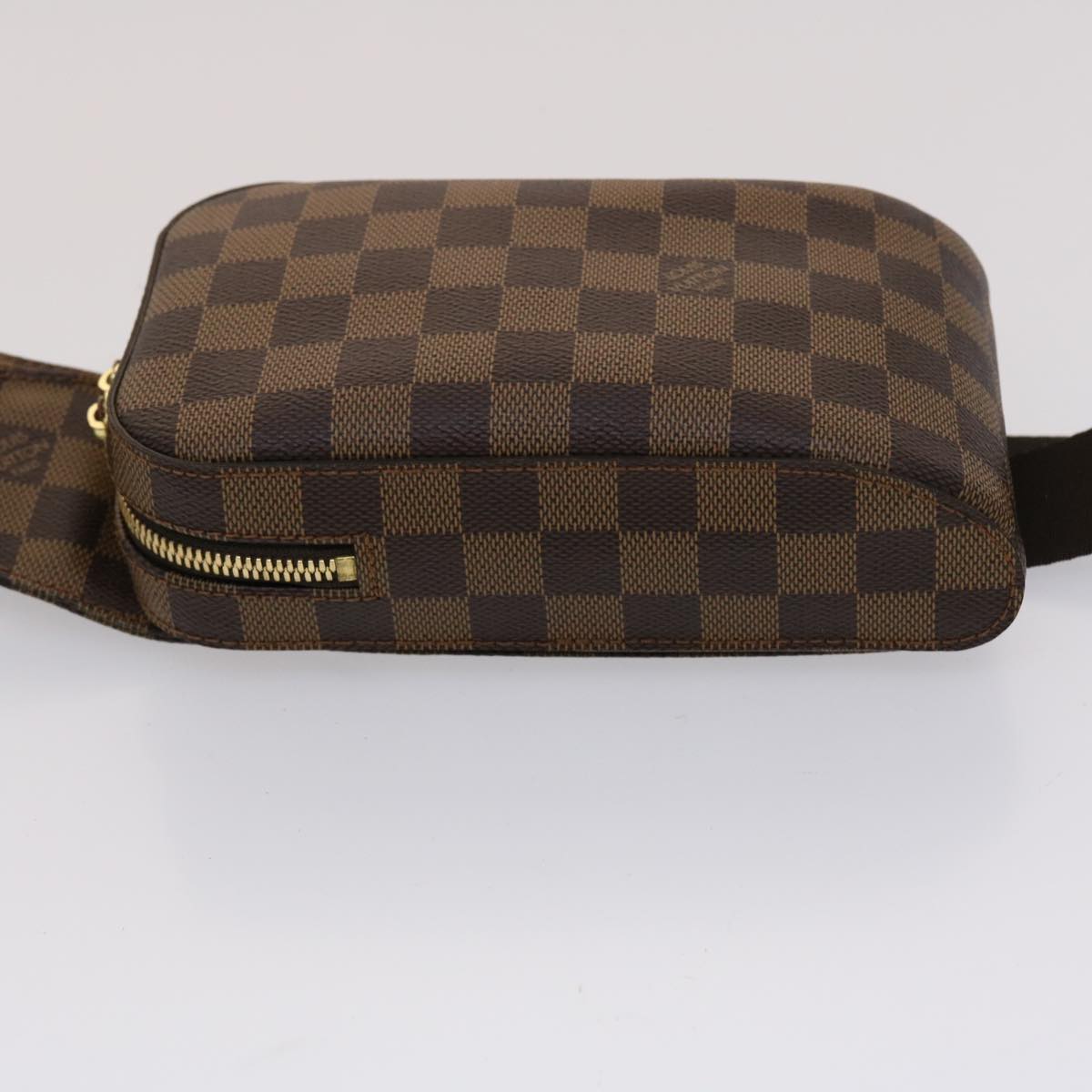 LOUIS VUITTON Damier Ebene Geronimos Shoulder Bag LV Auth 46568A