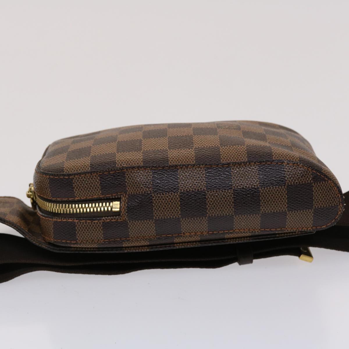 LOUIS VUITTON Damier Ebene Geronimos Shoulder Bag LV Auth
