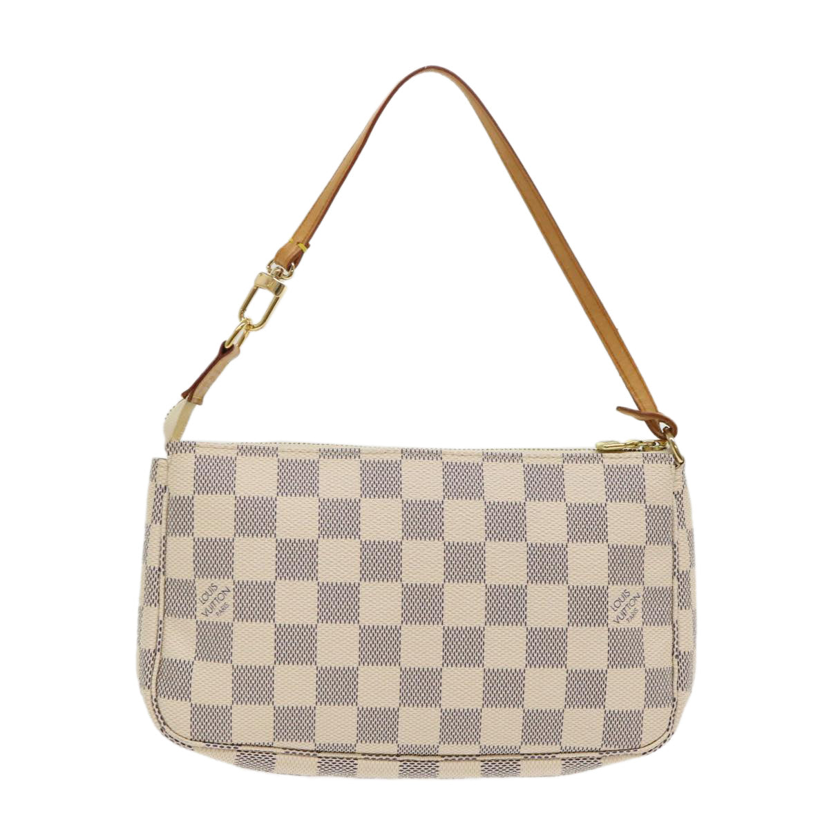 LOUIS VUITTON Damier Azur Pochette Accessoires Pouch LV Auth