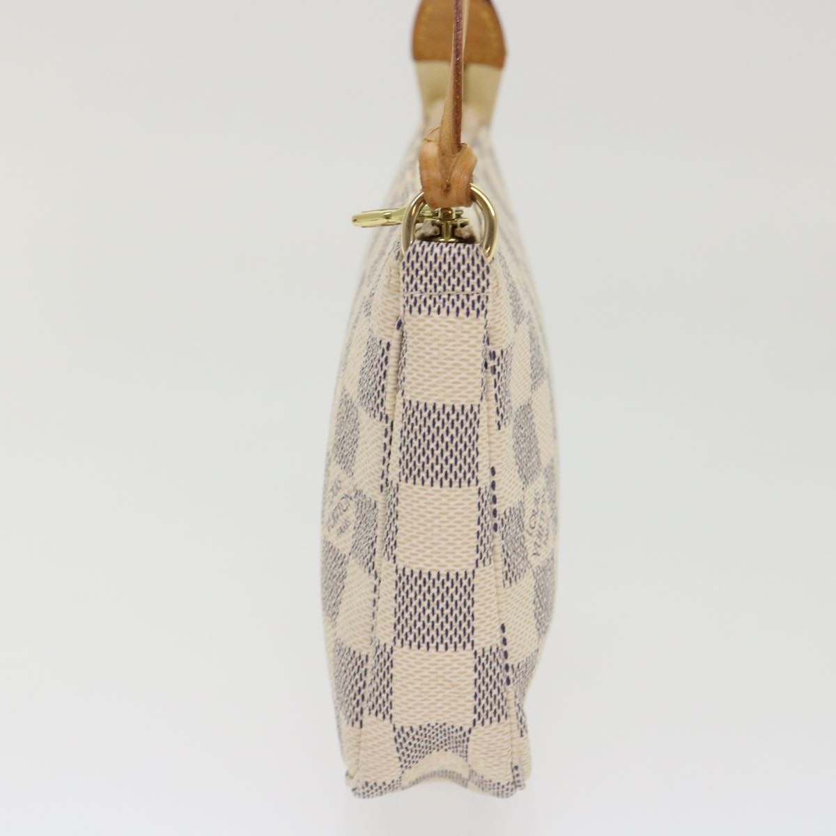 LOUIS VUITTON Damier Azur Pochette Accessoires Pouch LV Auth