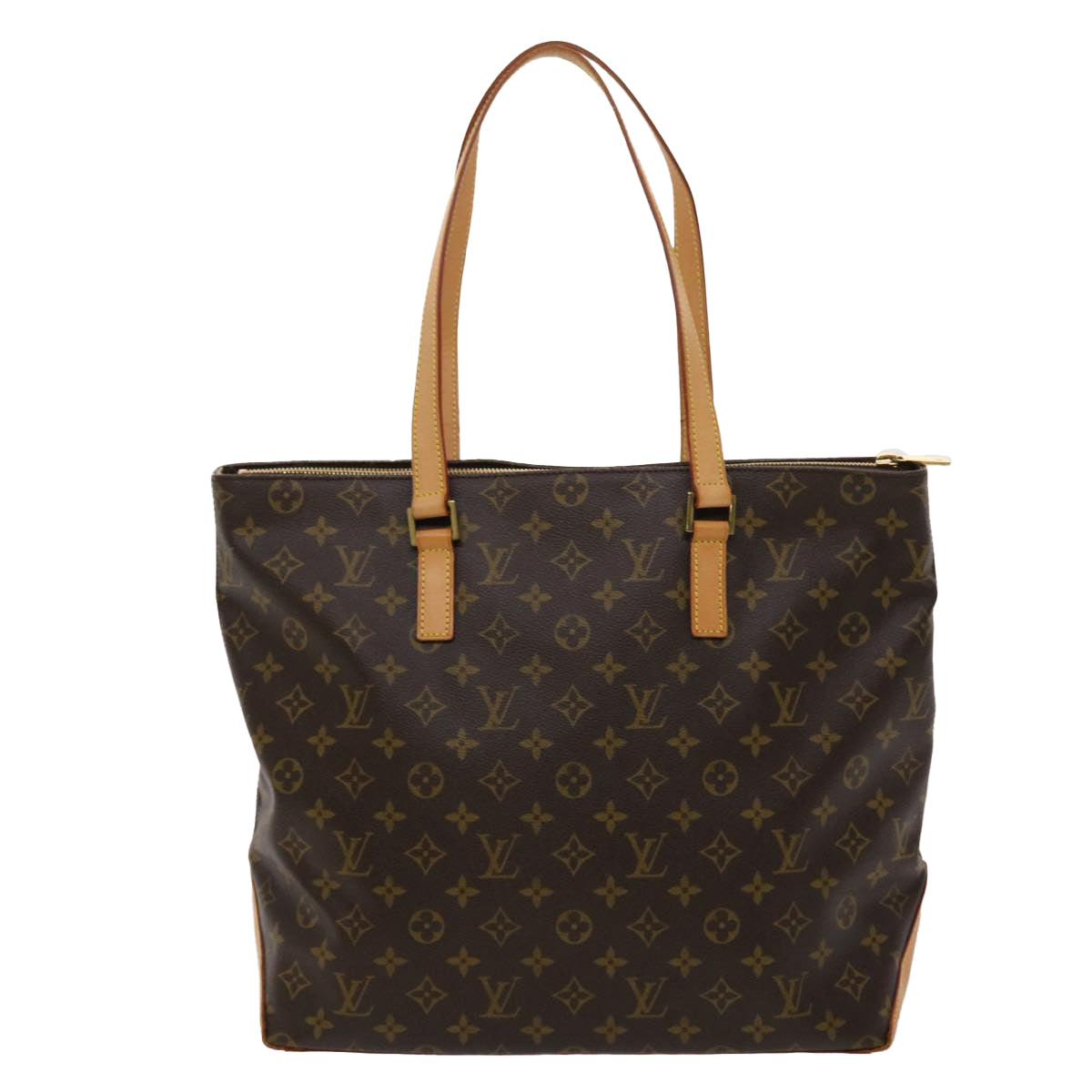 LOUIS VUITTON Monogram Cabas Mezzo Tote Bag LV Auth
