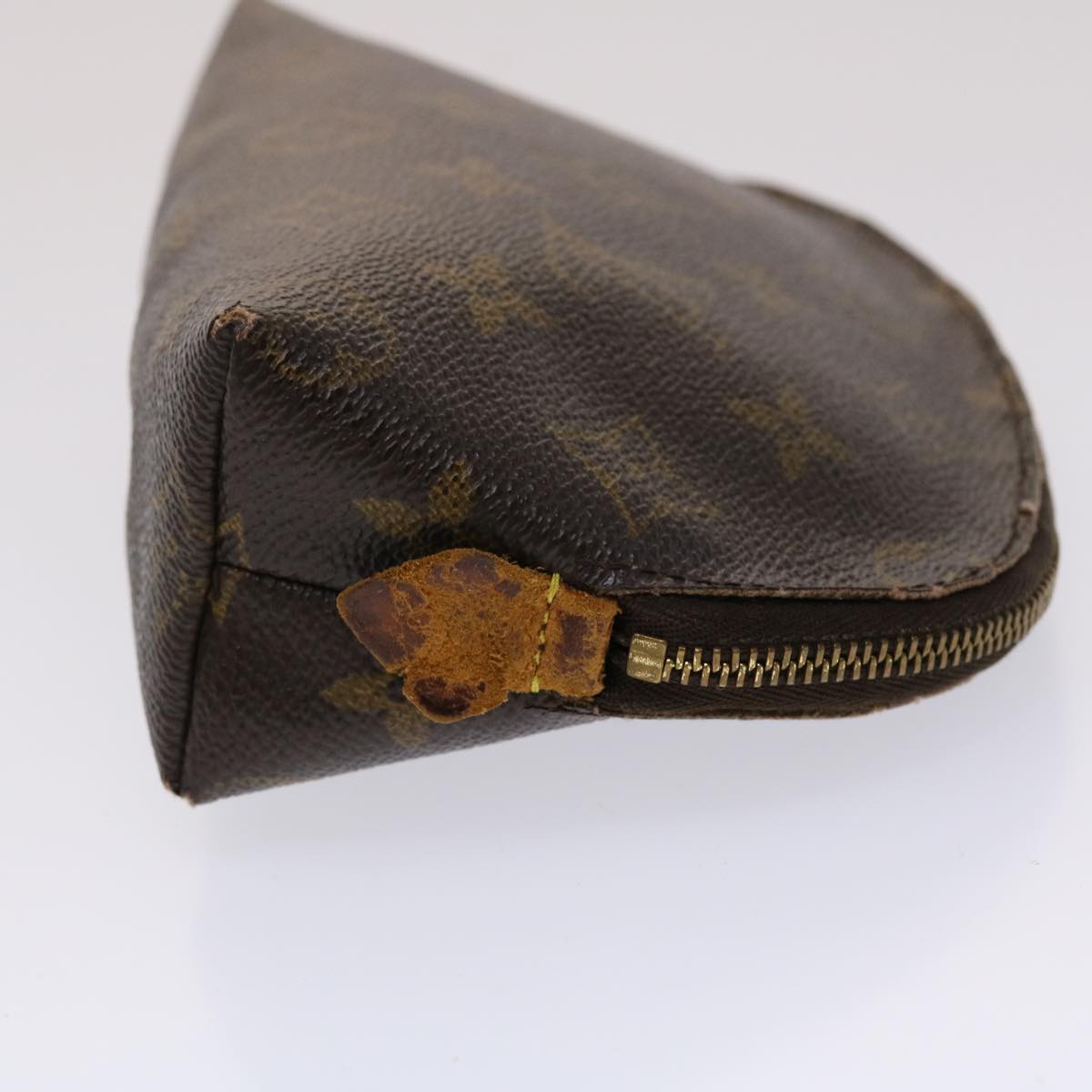 LOUIS VUITTON Monogram Pochette Cosmetic PM Cosmetic Pouch M47515 LV Auth 46906