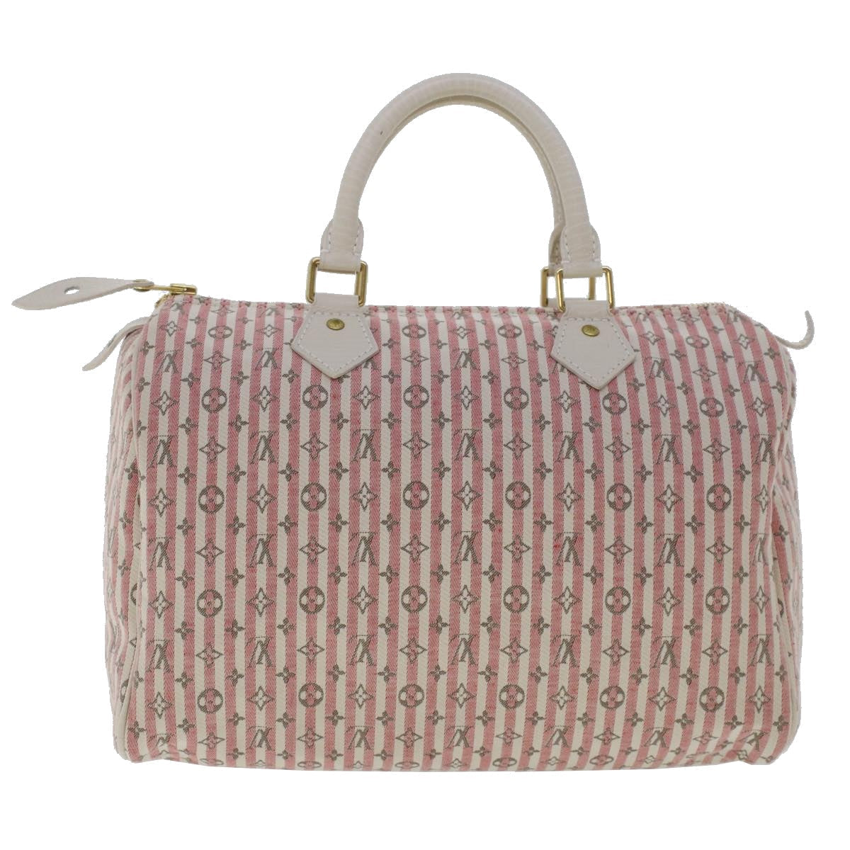 LOUIS VUITTON Monogram Mini Lin Croisette Hand Bag Auth