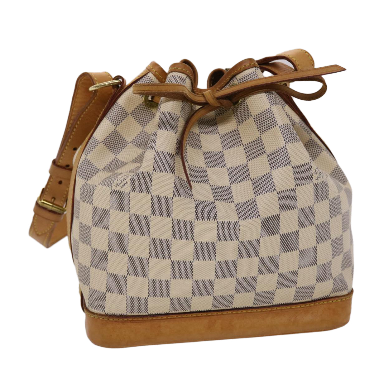 LOUIS VUITTON Damier Azur Noe BB Shoulder Bag LV Auth
