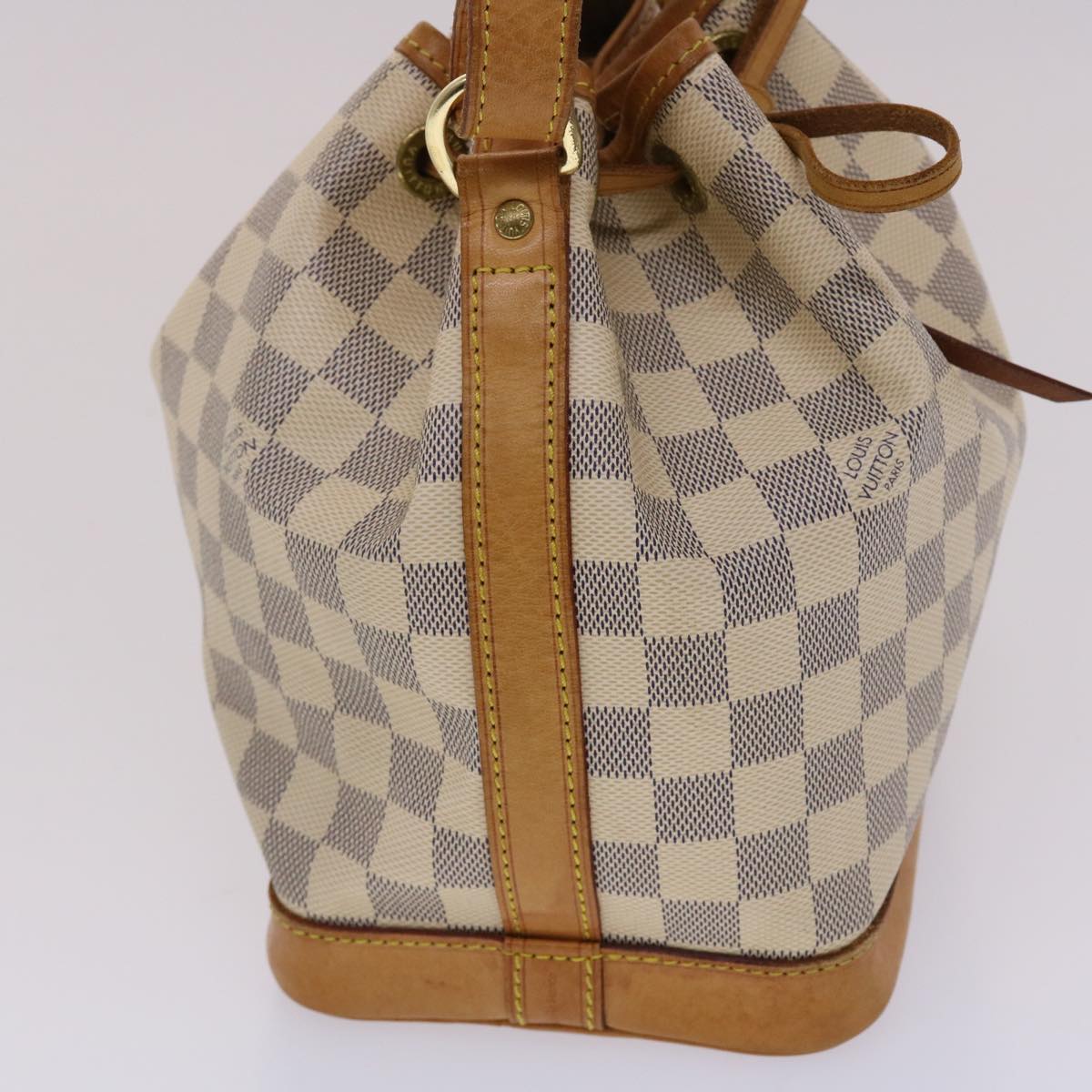 LOUIS VUITTON Damier Azur Noe BB Shoulder Bag LV Auth