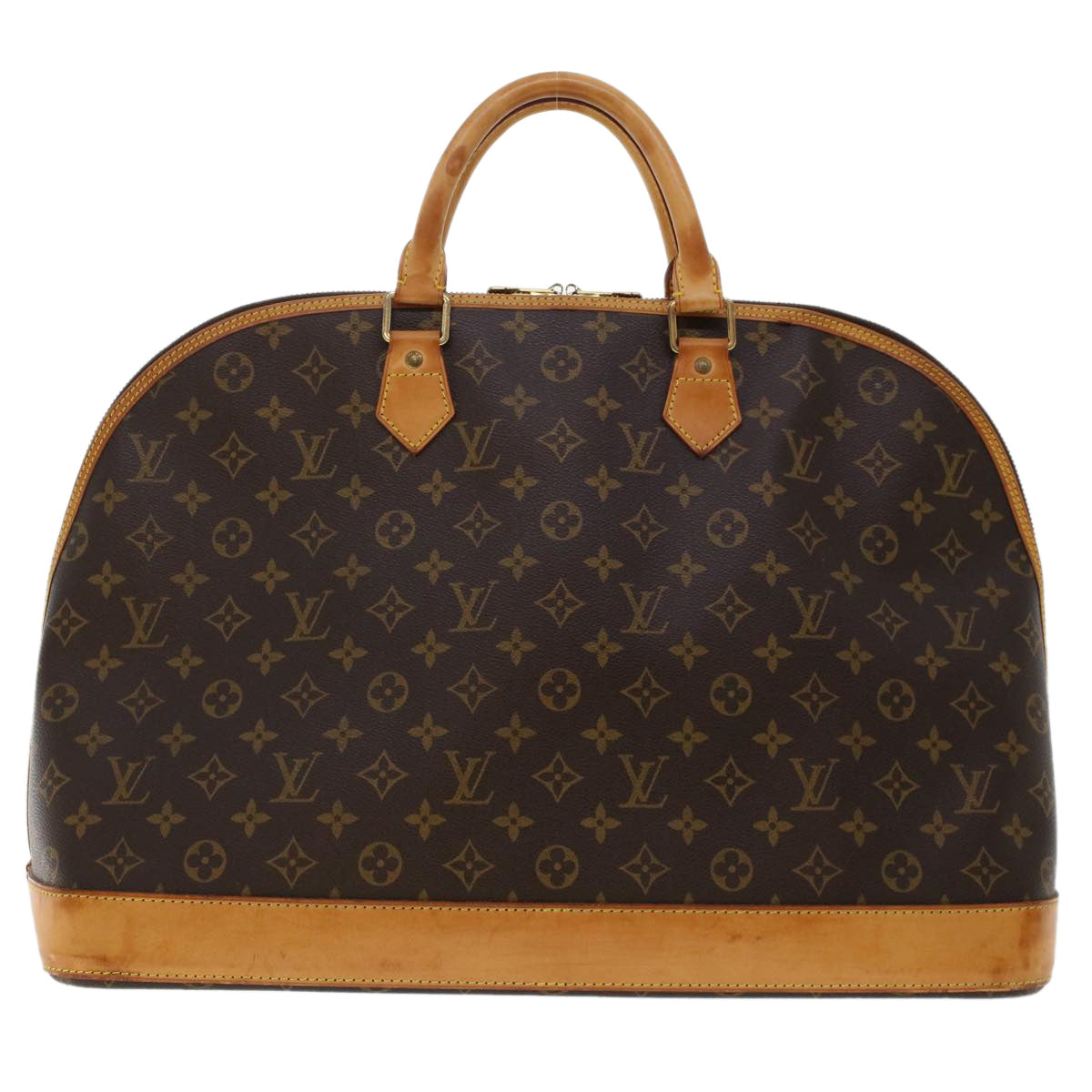 LOUIS VUITTON Monogram Alma Voyage MM Hand Bag LV Auth