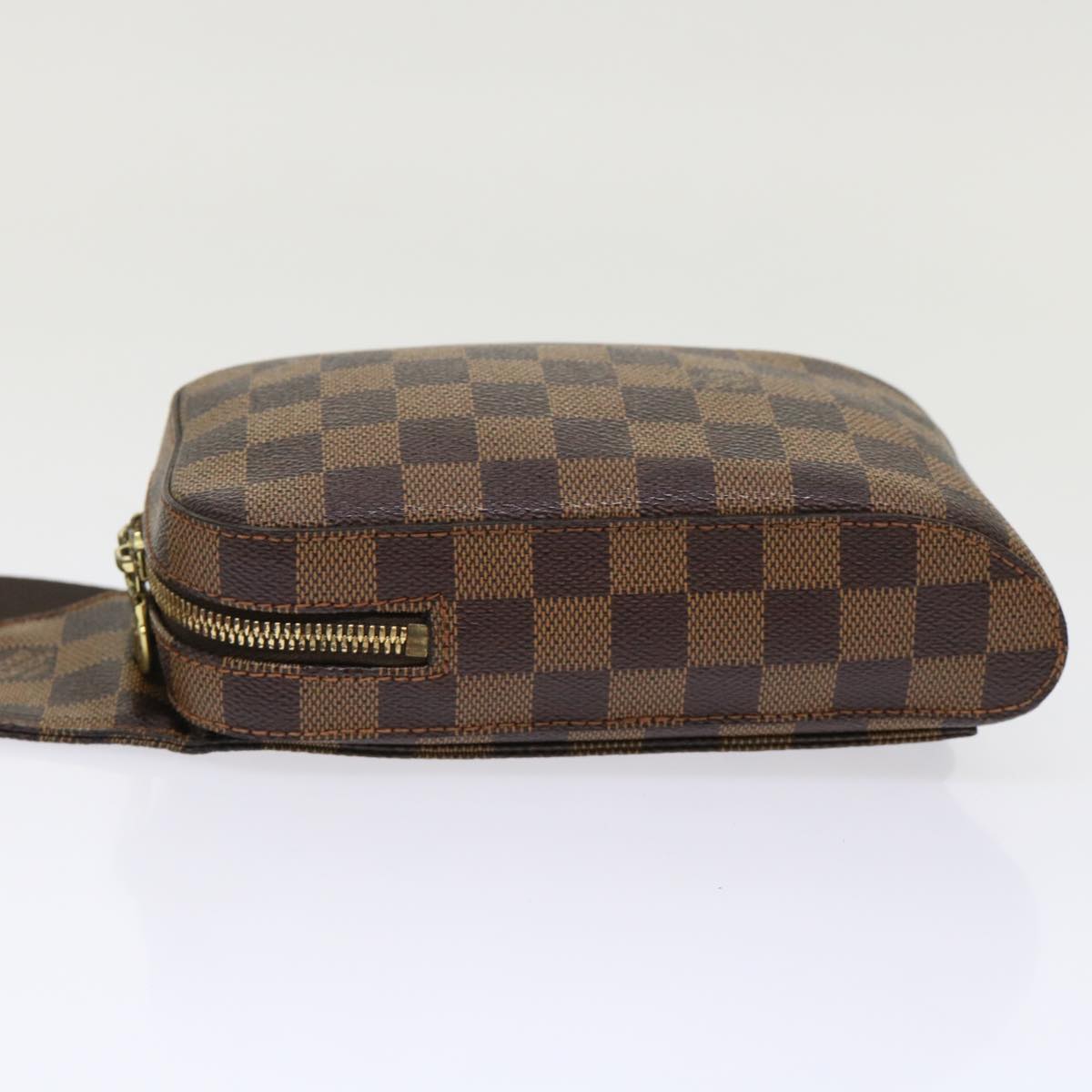 LOUIS VUITTON Damier Ebene Geronimos Shoulder Bag LV Auth