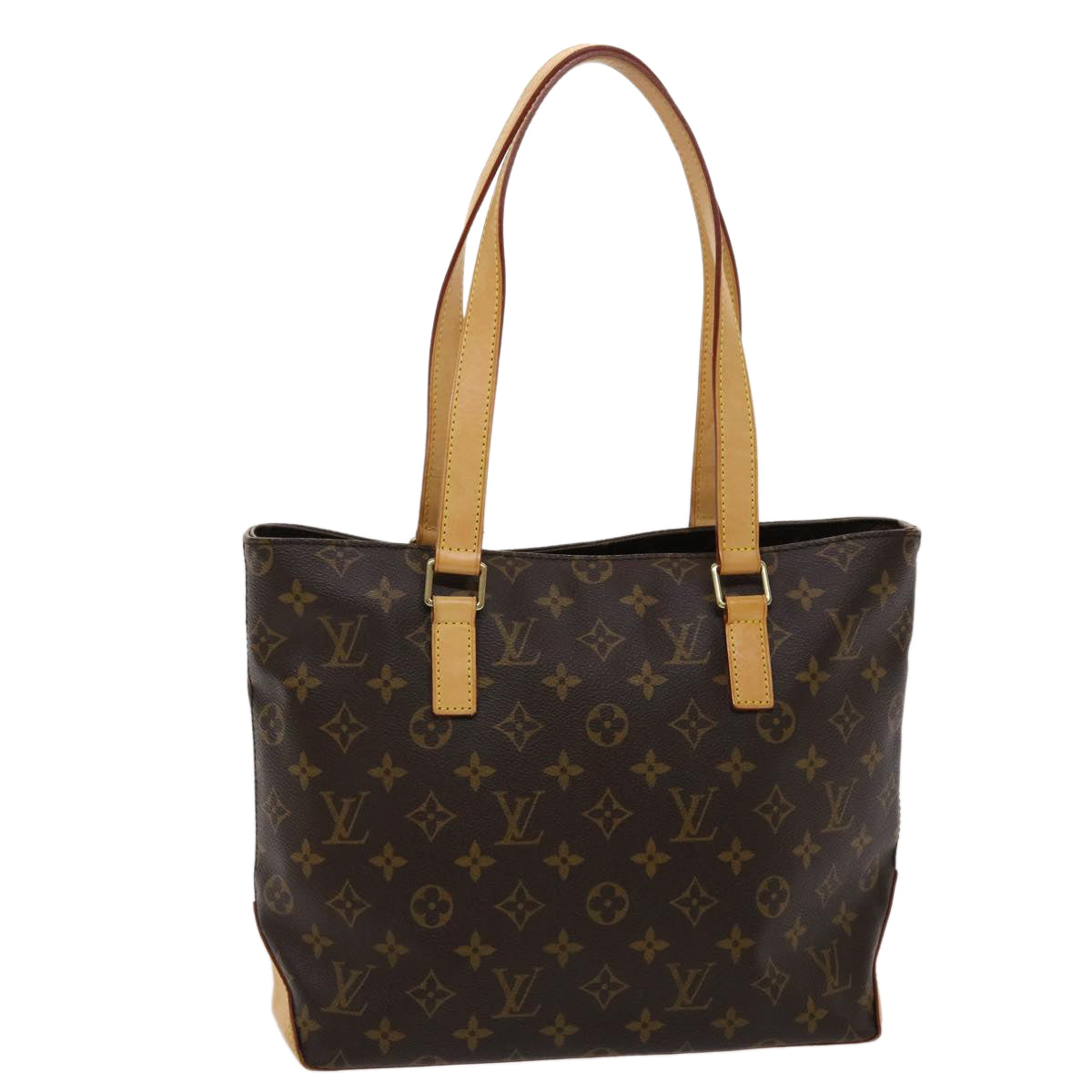 LOUIS VUITTON Monogram Cabas Piano Tote Bag LV Auth
