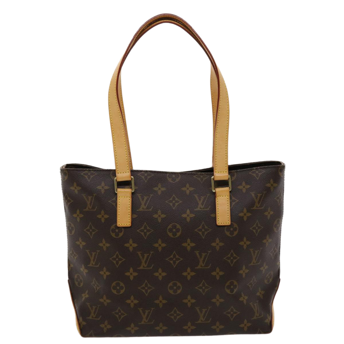 LOUIS VUITTON Monogram Cabas Piano Tote Bag LV Auth