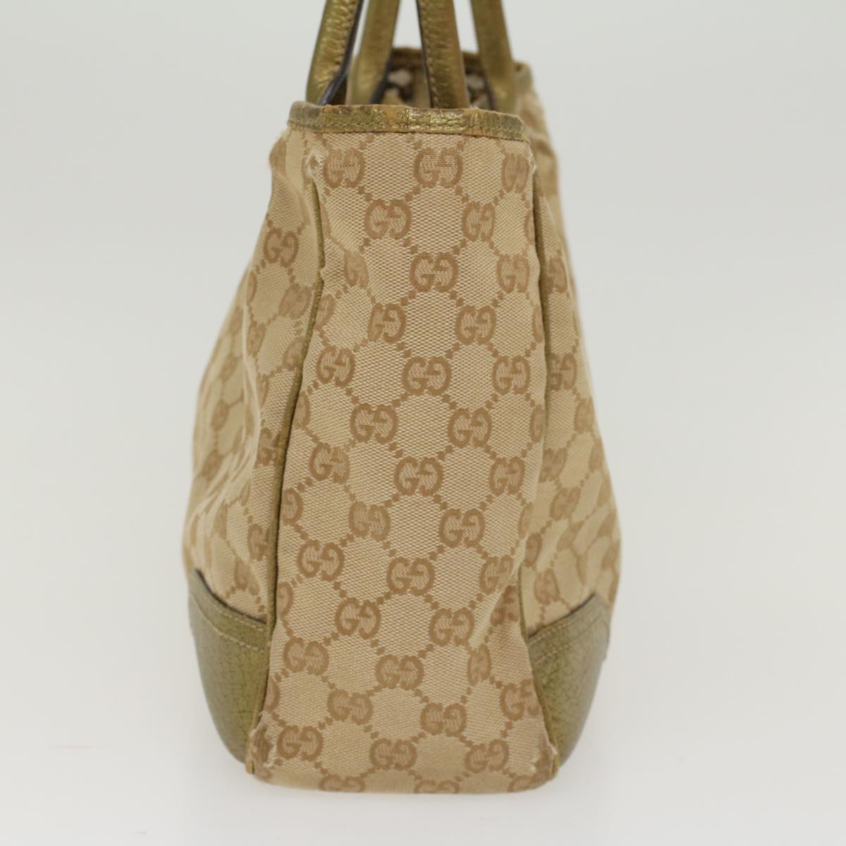 Gucci Leather Canvas Shoulder Bag