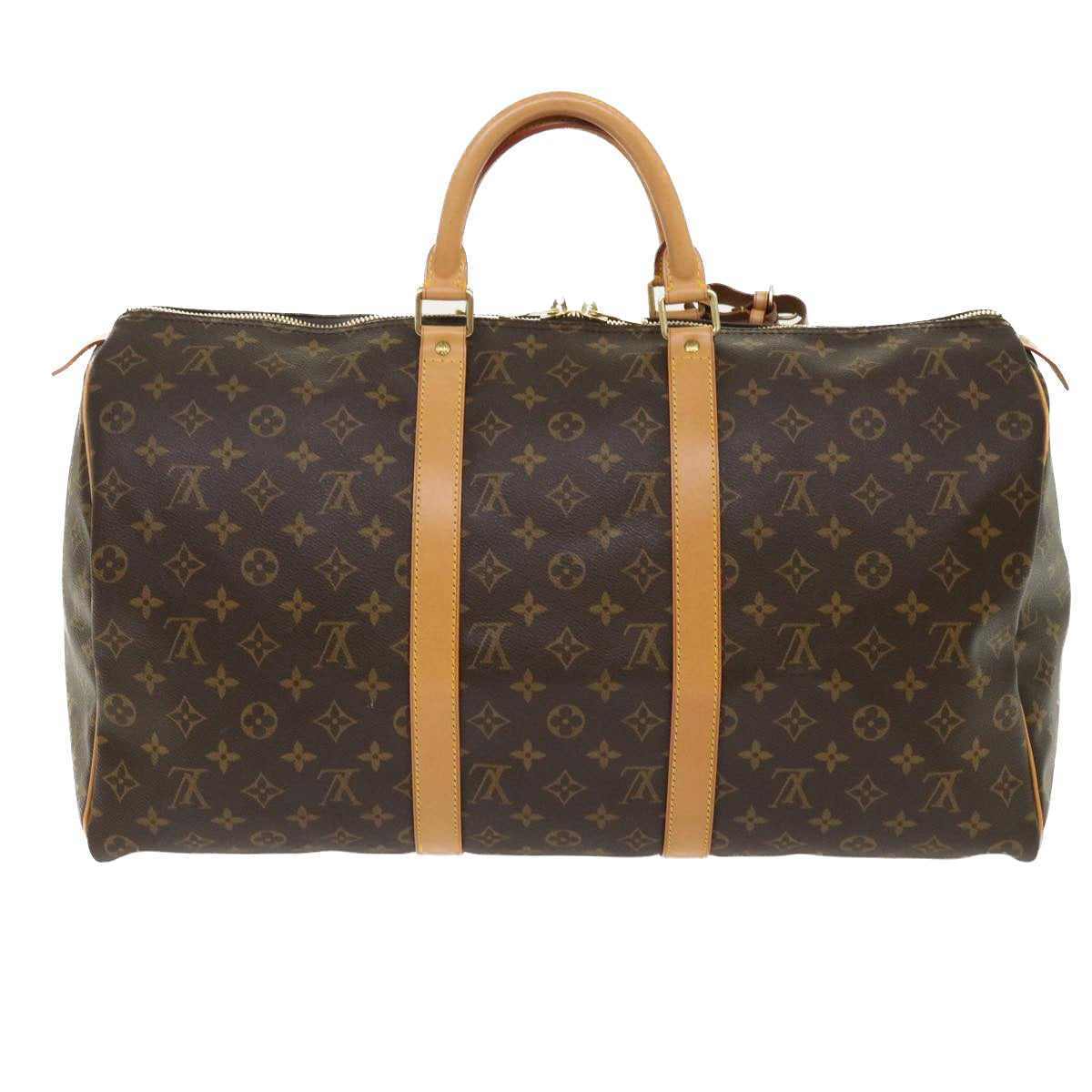 LOUIS VUITTON Monogram Keepall 45 Boston Bag LV Auth
