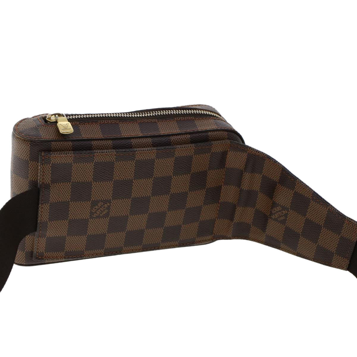 LOUIS VUITTON Damier Ebene Geronimos Shoulder Bag LV Auth