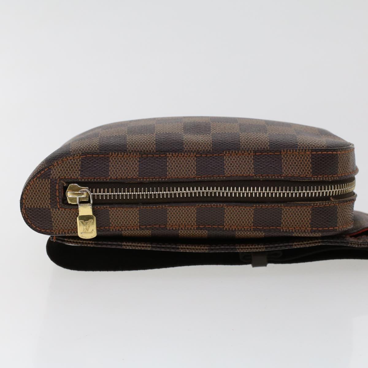 LOUIS VUITTON Damier Ebene Geronimos Shoulder Bag LV Auth