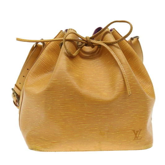 LOUIS VUITTON Epi Petit Noe Shoulder Bag Tassili Yellow M44109 LV 47833