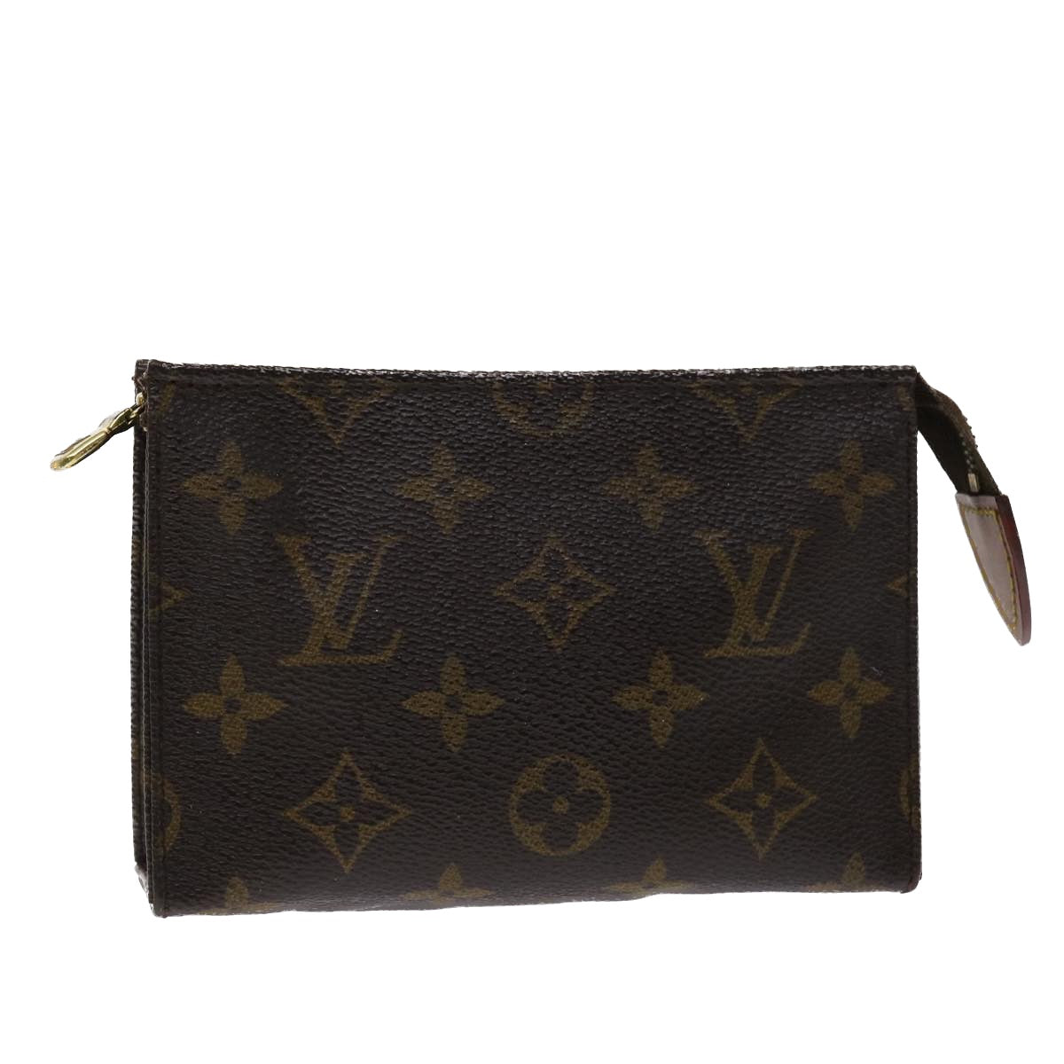 LOUIS VUITTON Monogram Poche Toilette 15 Pouch M47546 LV 47864
