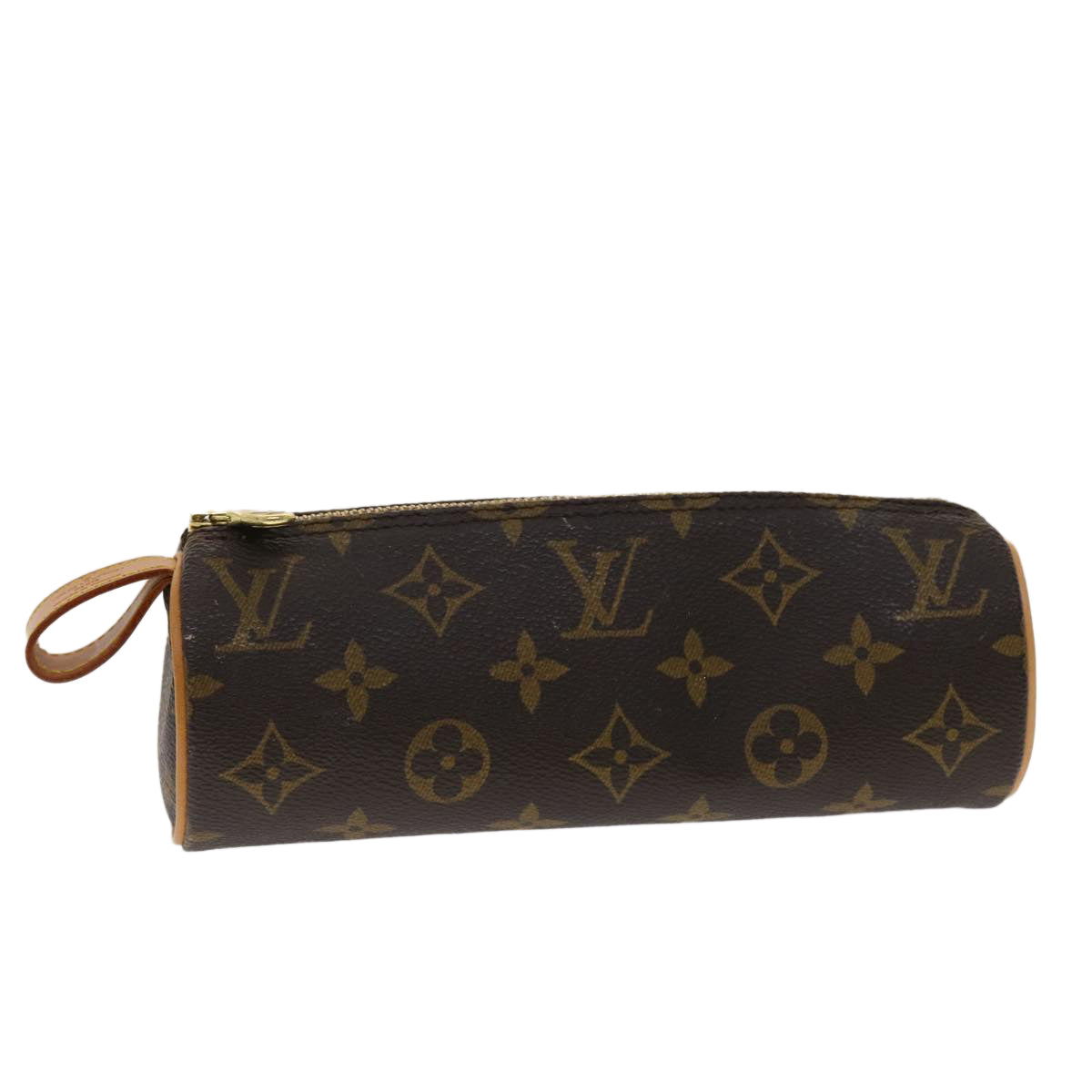 LOUIS VUITTON Monogram Trousse Rondo Pouch M47630 LV 47865