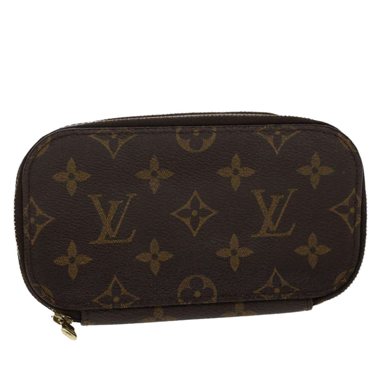 LOUIS VUITTON Monogram Trousse Brush PM Cosmetic Pouch LV