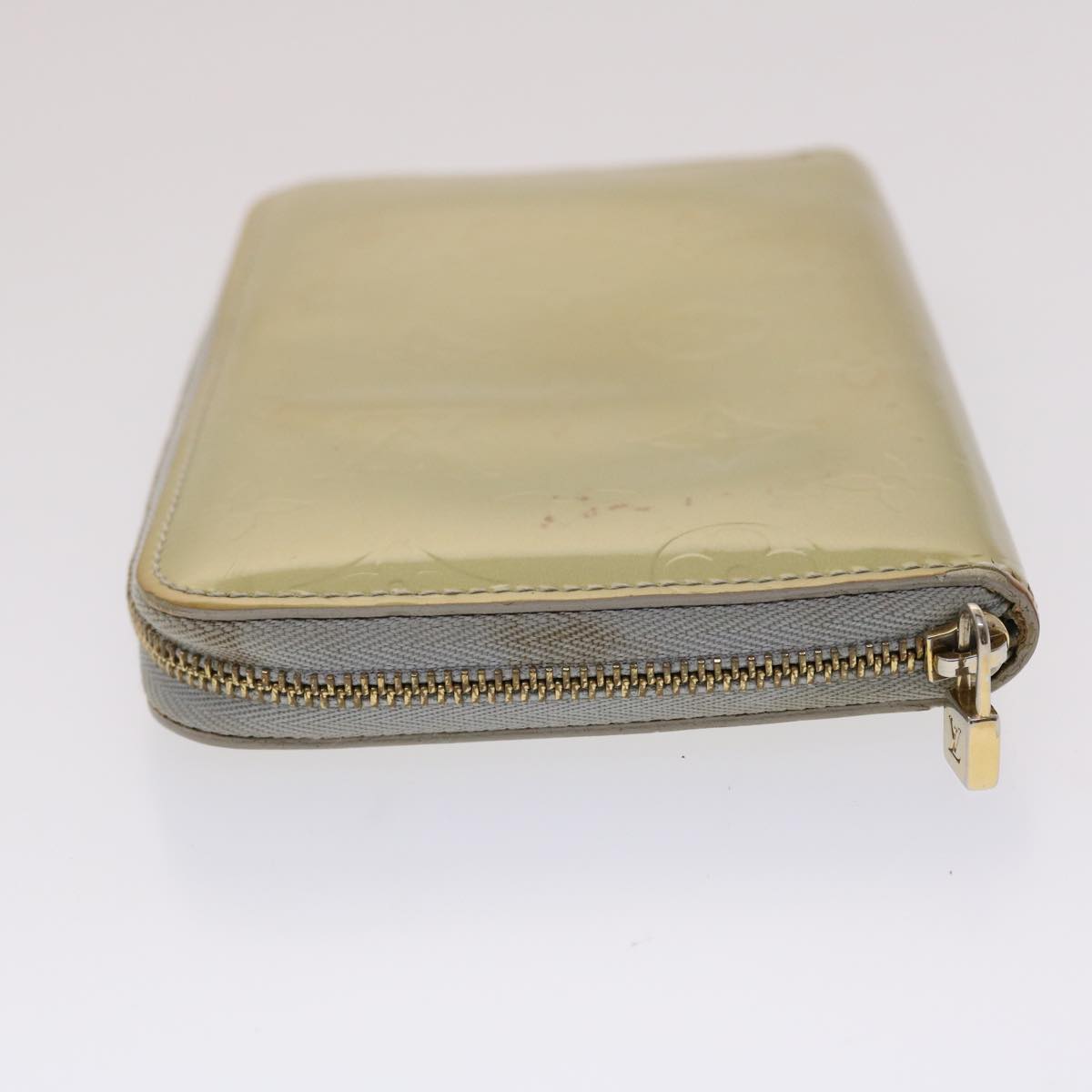 LOUIS VUITTON Monogram Vernis Eldridge Long Wallet Gris M91158 LV 47876