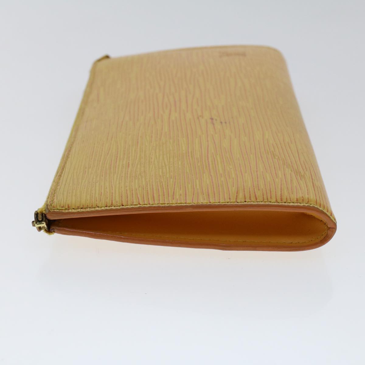 LOUIS VUITTON Epi Pochette Accessoires Accessory Pouch Yellow M52989 Auth 47942