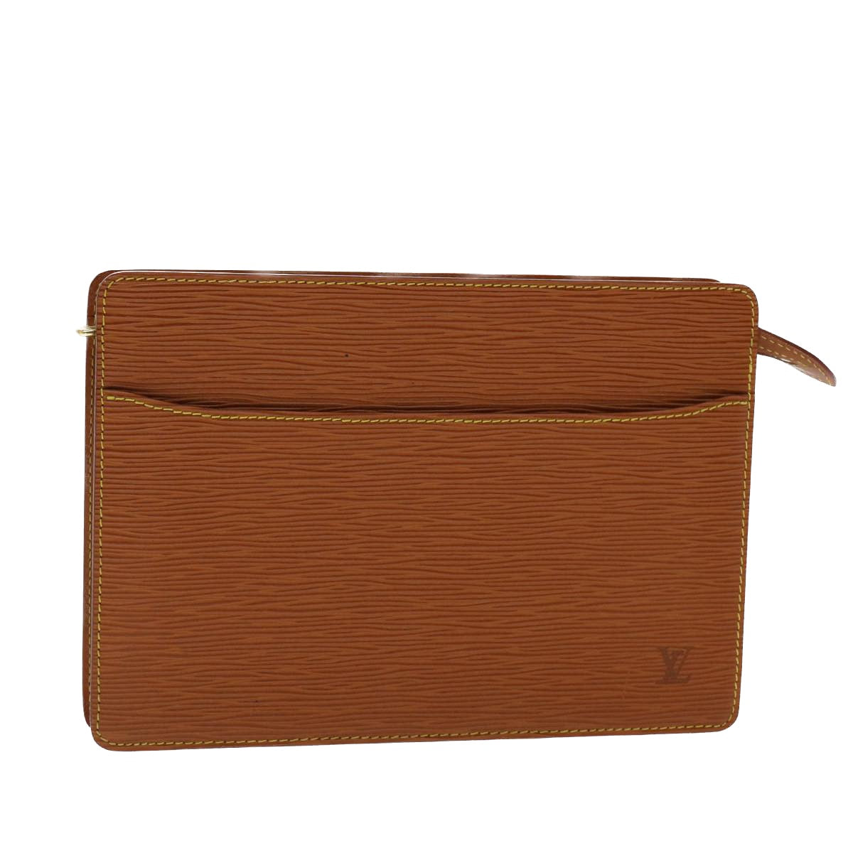 LOUIS VUITTON Epi Pochette Homme Clutch Bag Brown M52528 LV 47945