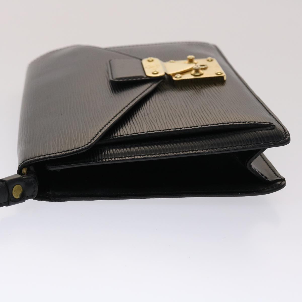 LOUIS VUITTON Epi Serie Dragonne Hand Bag Black M52612 LV 47950