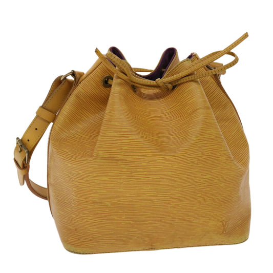 LOUIS VUITTON Epi Petit Noe Shoulder Bag Tassili Yellow M44109 LV 47966