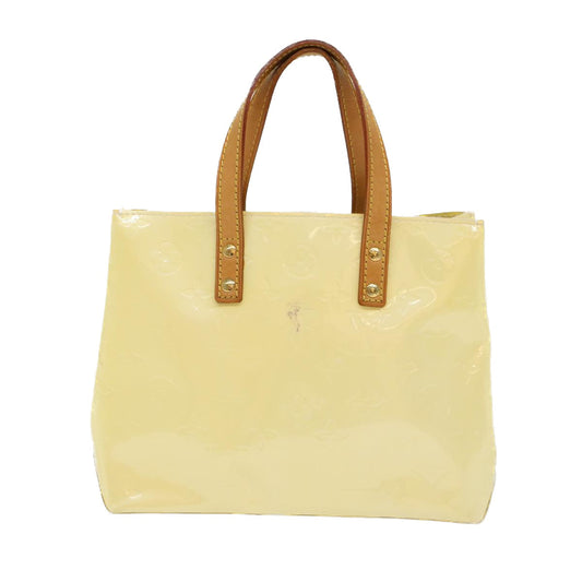 LOUIS VUITTON Monogram Vernis Reade PM Hand Bag Perle M91336 LV 47983