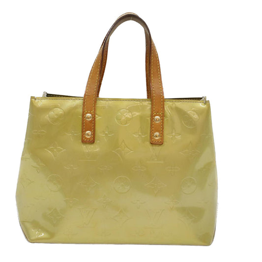 LOUIS VUITTON Monogram Vernis Reade PM Hand Bag Gris M91145 LV 47984