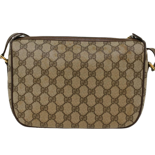 Gucci Leather Canvas Shoulder Bag