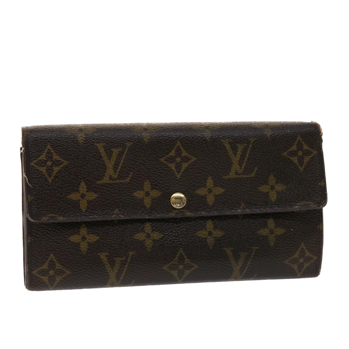 LOUIS VUITTON Monogram Portefeuille Sarah Long Wallet M62137 LV 48067