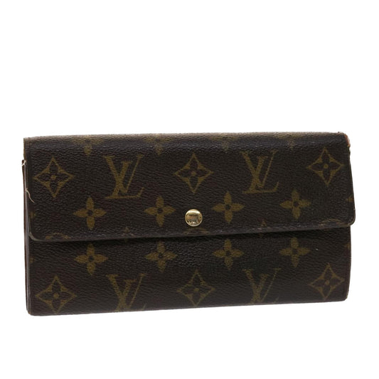 LOUIS VUITTON Monogram Portefeuille Sarah Long Wallet M62137 LV 48067