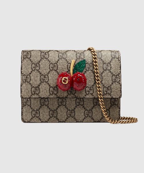 Gucci Monogram Chain Leather Crossbody