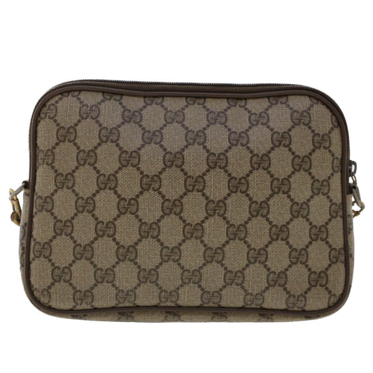 Gucci Leather Canvas Shoulder Bag