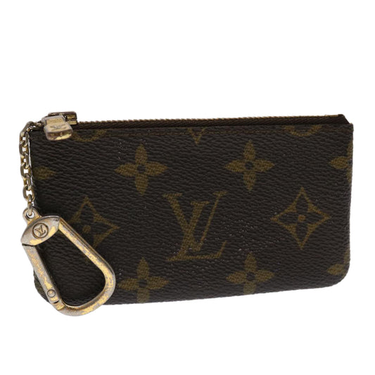 LOUIS VUITTON Monogram Pochette Cles Coin Purse M62650 LV 48380