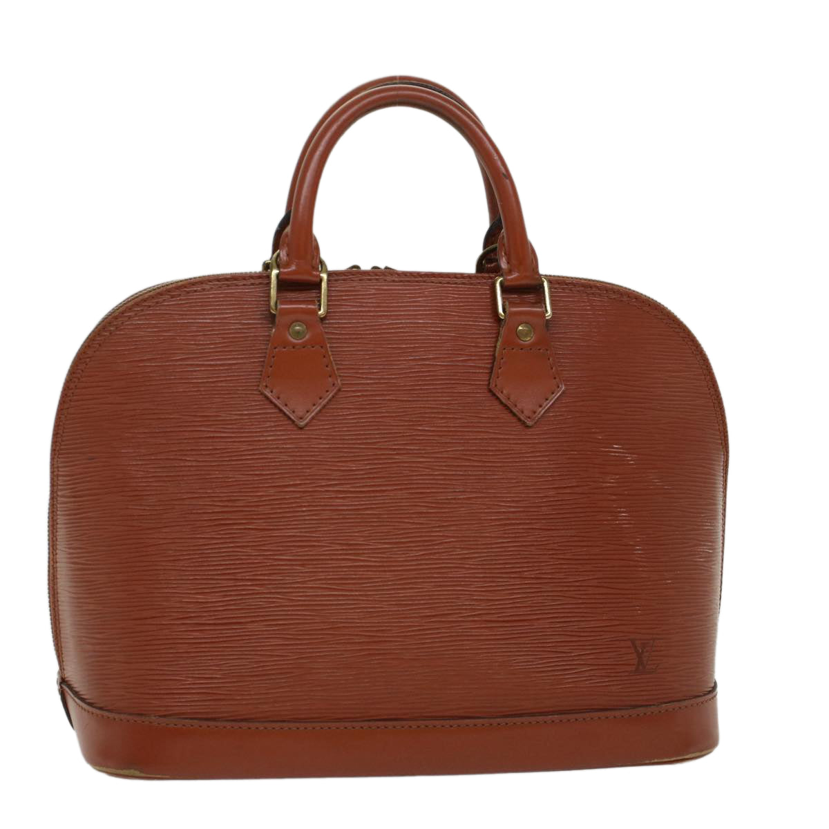 LOUIS VUITTON Epi Alma Hand Bag Brown M5214D LV
