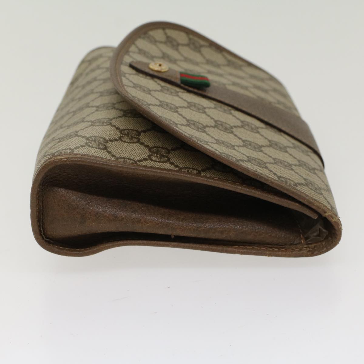 Gucci Leather Canvas Clutch