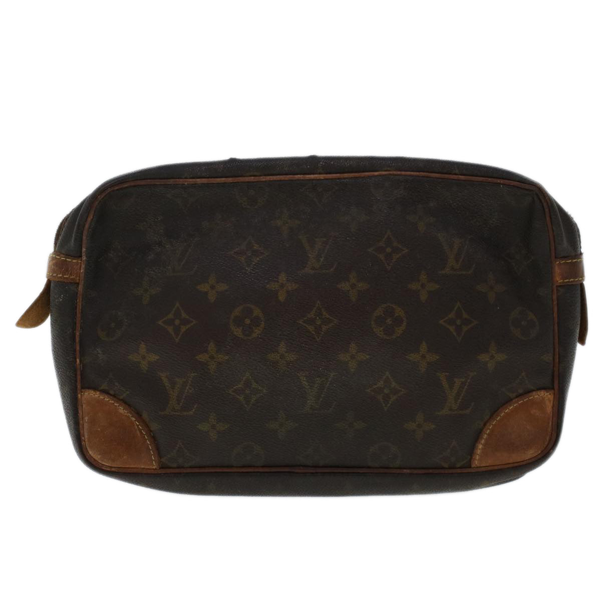 LOUIS VUITTON Monogram Compiegne 28 Clutch Bag M51845 LV 48512