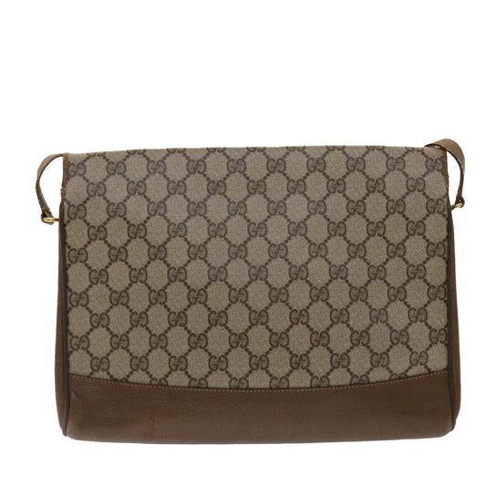 Gucci Leather Canvas Shoulder Bag