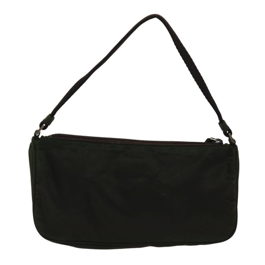 Prada Accessory Pouch Nylon Khaki Luxury Handbag