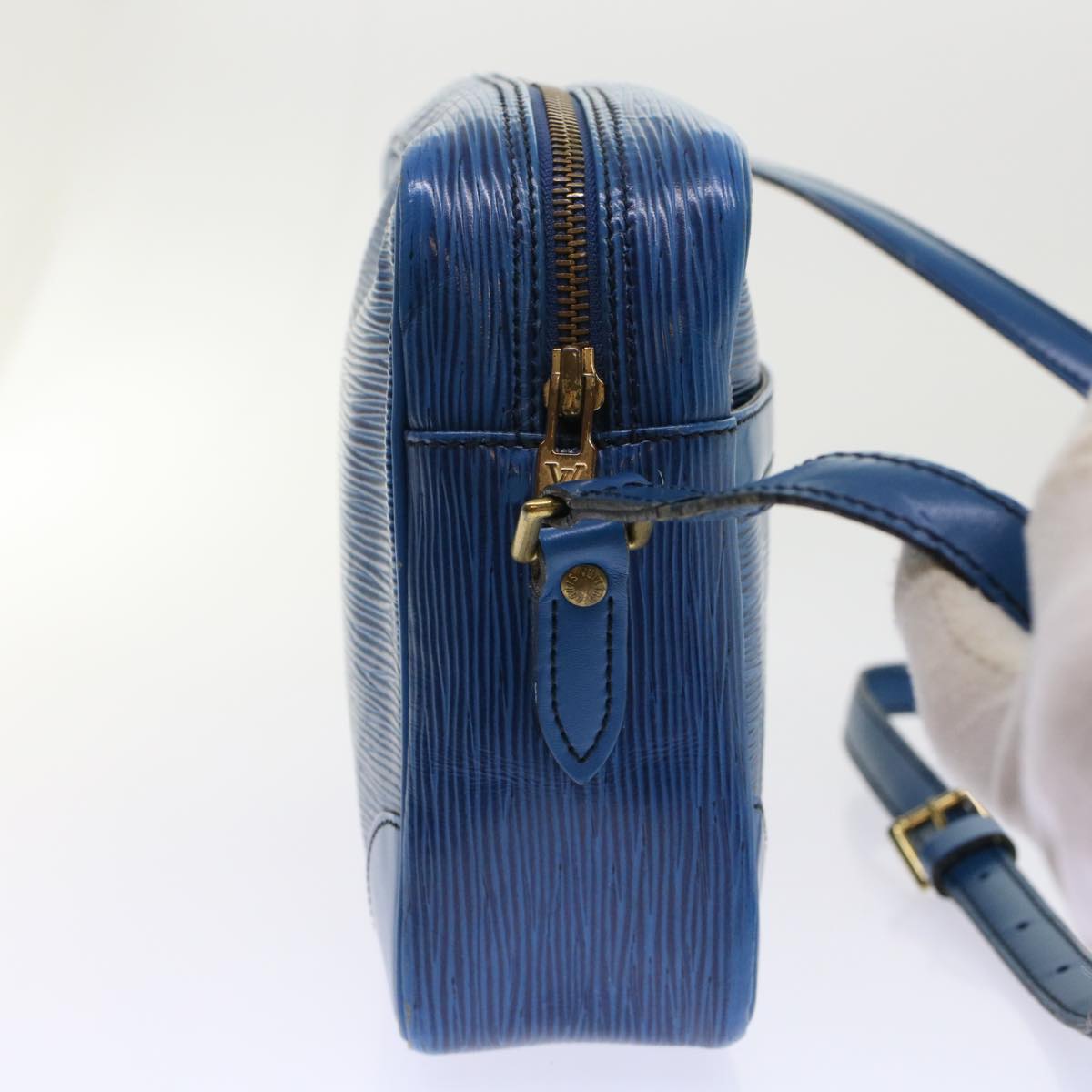 LOUIS VUITTON Epi Trocadero 27 Shoulder Bag Blue LV