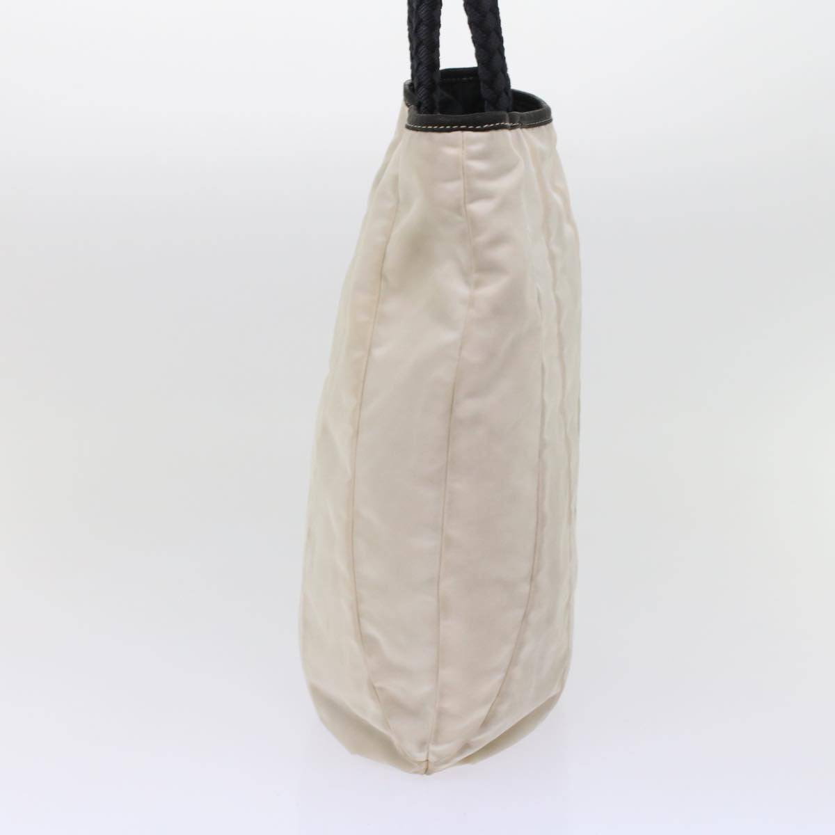 Prada Hand Bag Nylon Ivory