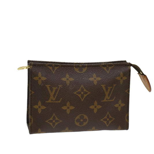 LOUIS VUITTON Monogram Poche Toilette 15 Pouch M47546 LV 48786