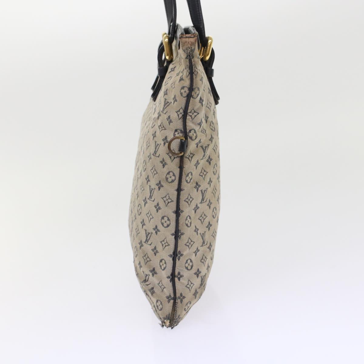 LOUIS VUITTON Monogram Mini Franoise Tote Bag 2way Blue LV