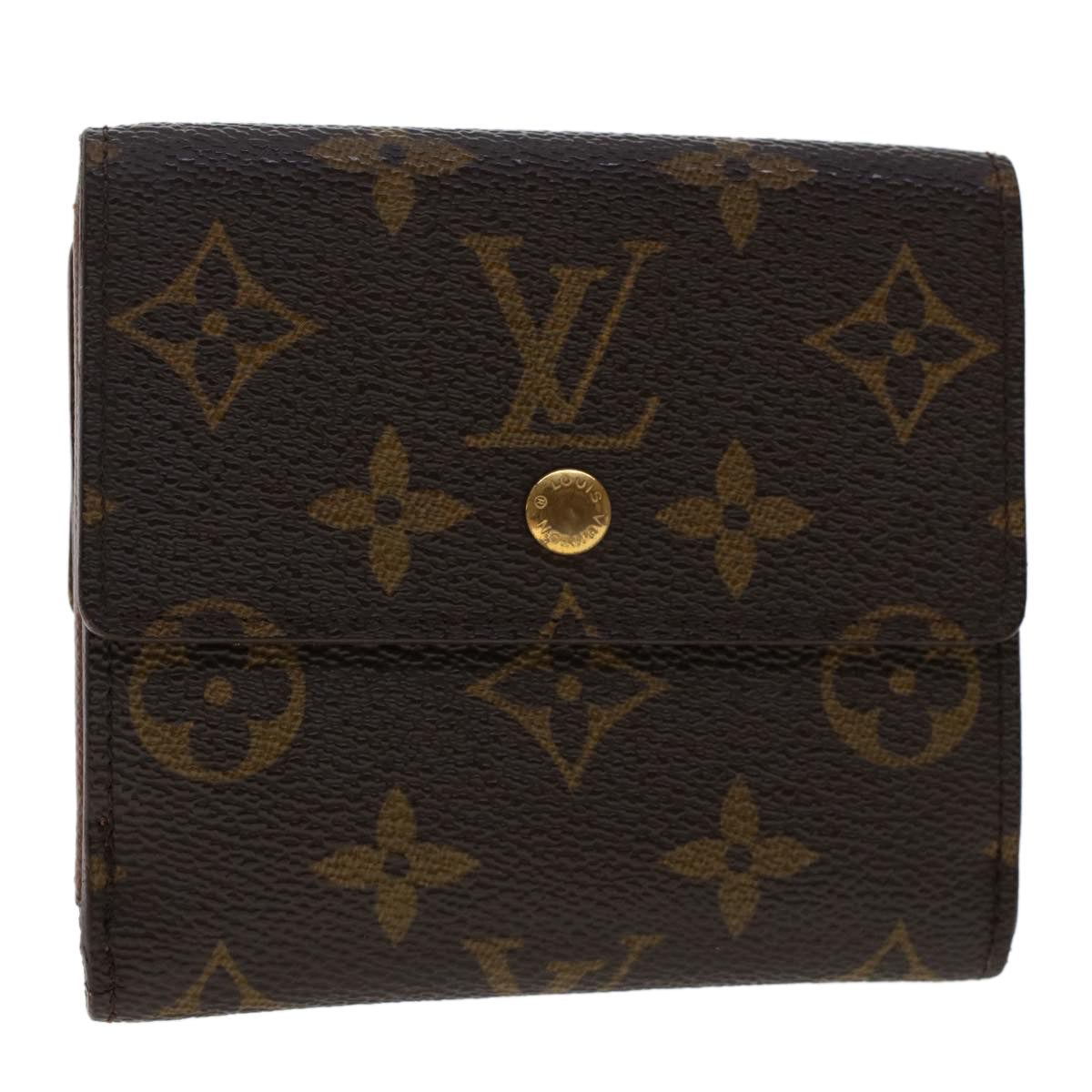 LOUIS VUITTON Monogram Portefeuille Elise Wallet M61654 LV 48835
