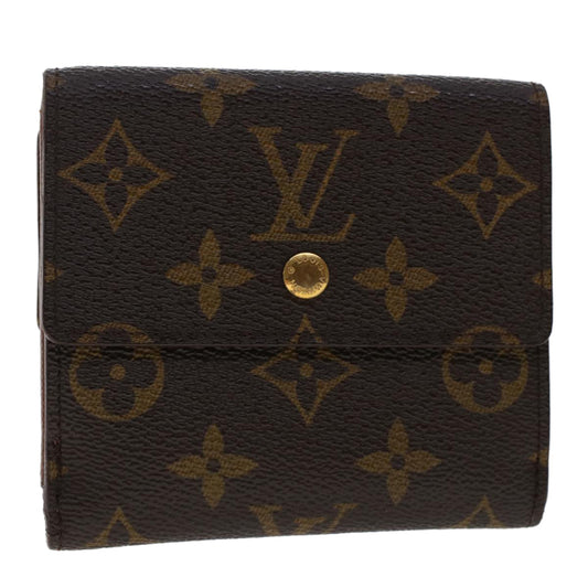 LOUIS VUITTON Monogram Portefeuille Elise Wallet M61654 LV 48835