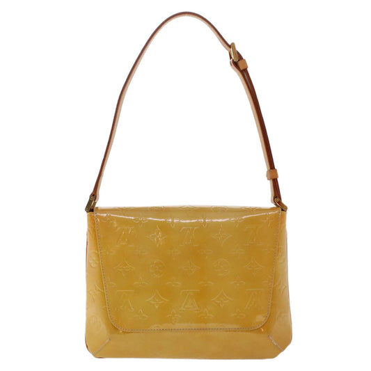 LOUIS VUITTON Monogram Vernis Thompson Street Bag Beige M91301 LV 48860