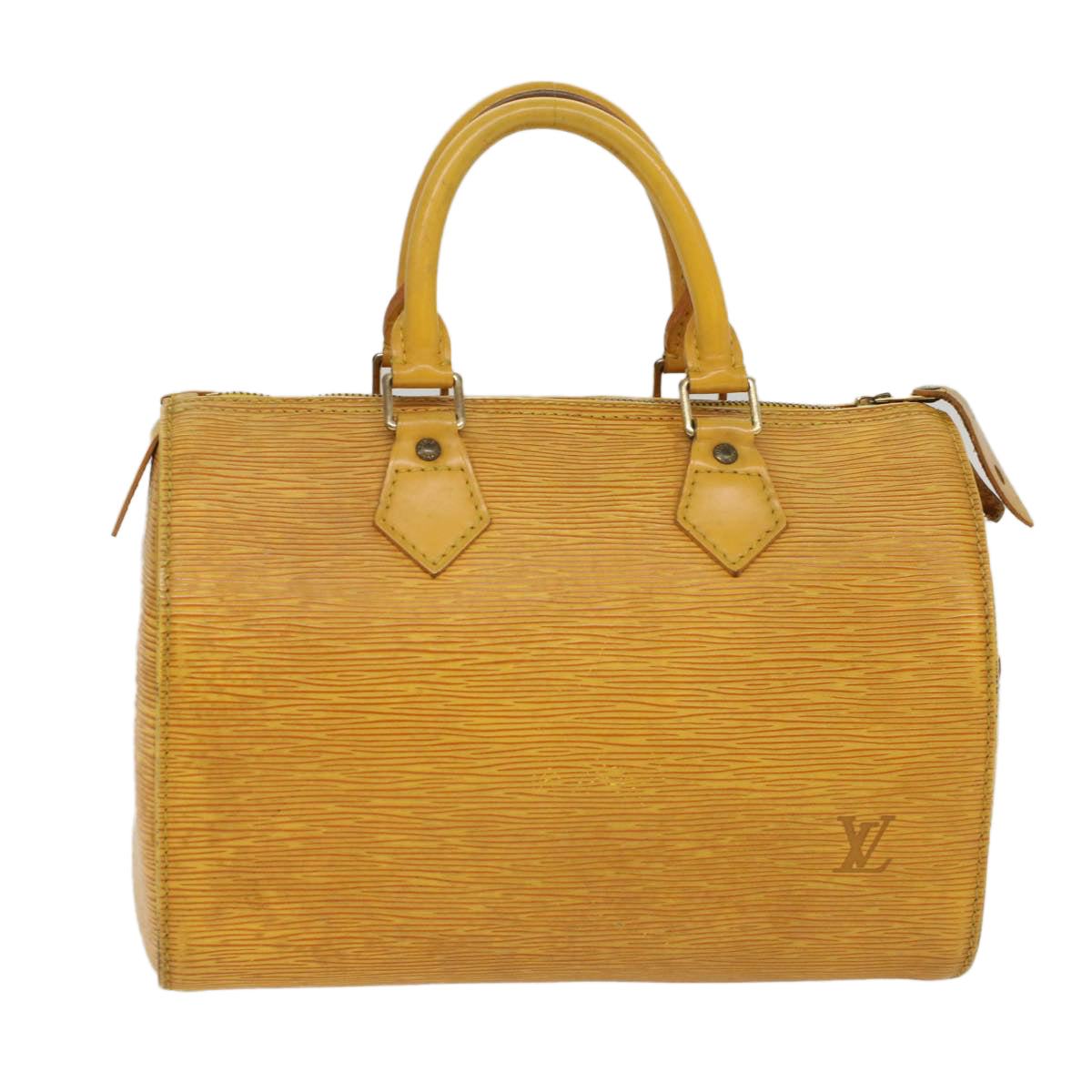 LOUIS VUITTON Epi Hand Bag Tassili Yellow LV