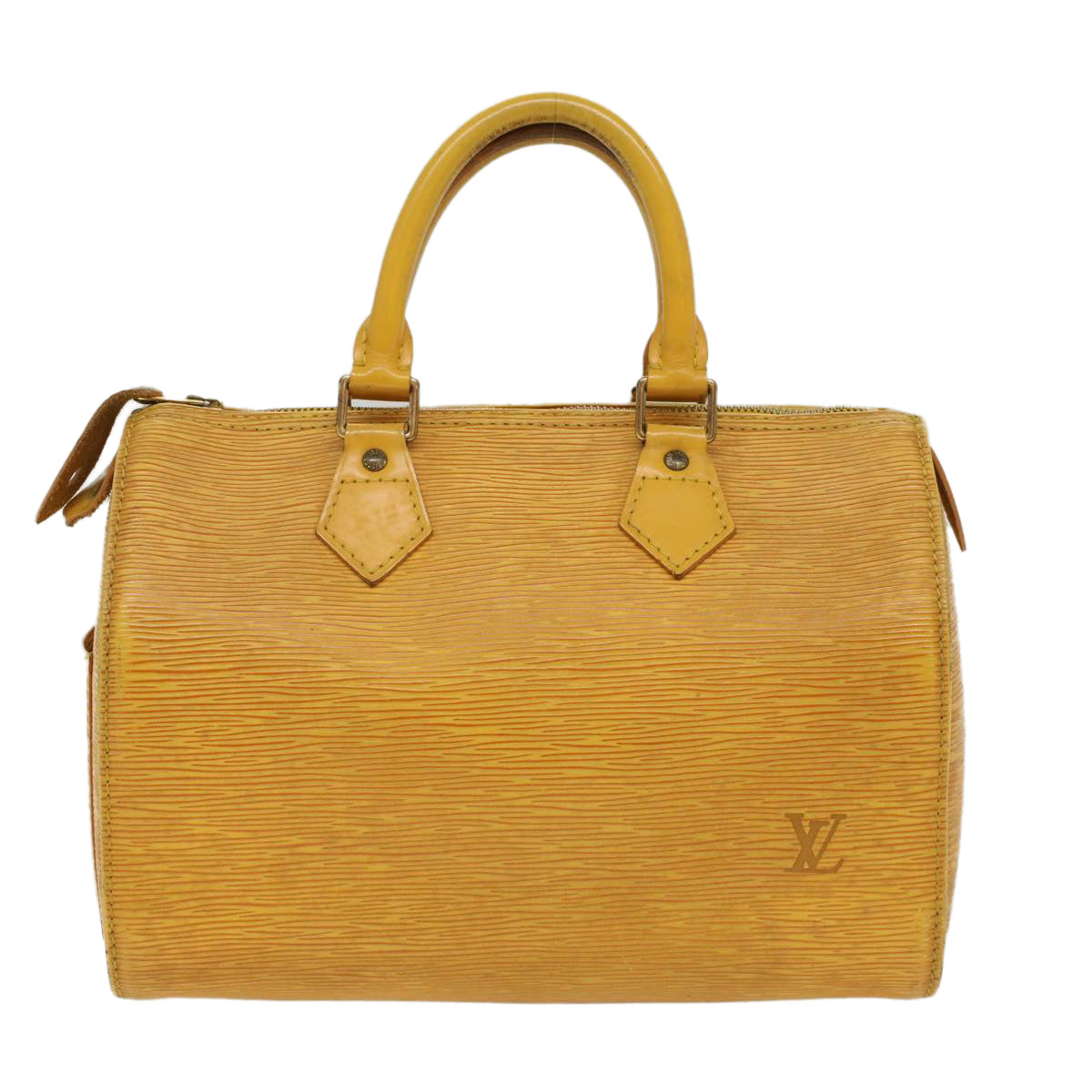 LOUIS VUITTON Epi Hand Bag Tassili Yellow LV
